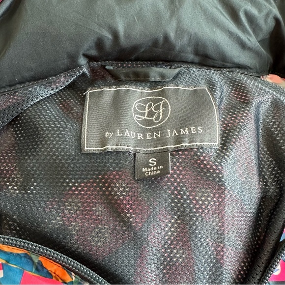 LAUREN JAMES Multicolored Anorak Pullover Water  Resistant Jacket Size Small - Picture 7 of 15